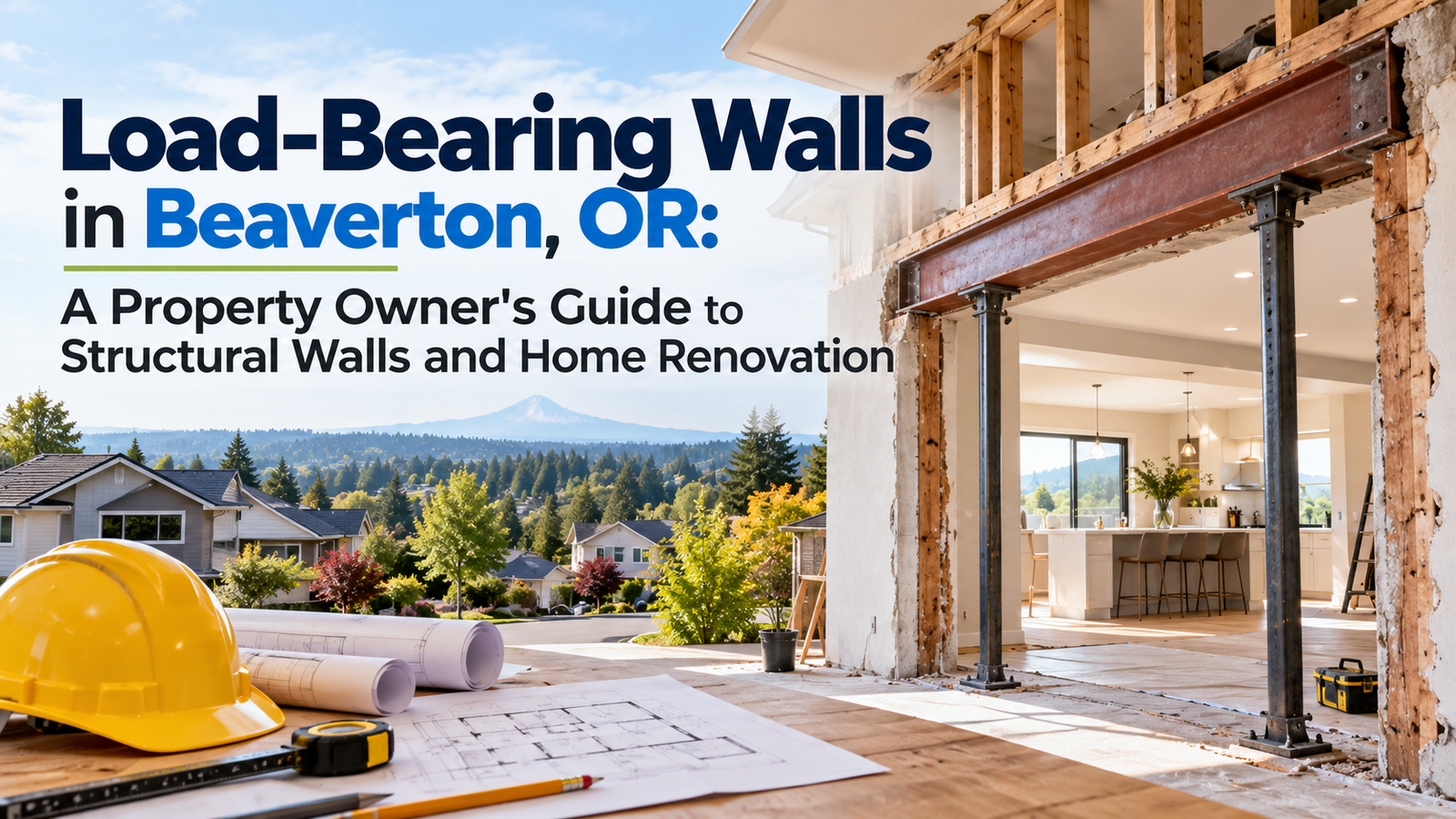 Load-Bearing Walls in Beaverton, OR: A Property Owner's Guide to Structural Walls and Home Renovation